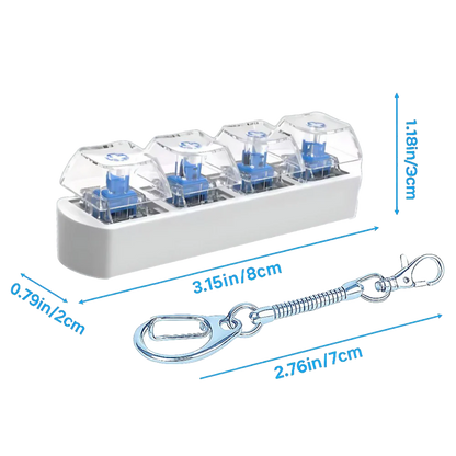 The Clicky Keyboard Keychain